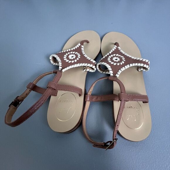 Jack Rogers Women’s tan and brown sandals size 8M - Picture 6 of 9